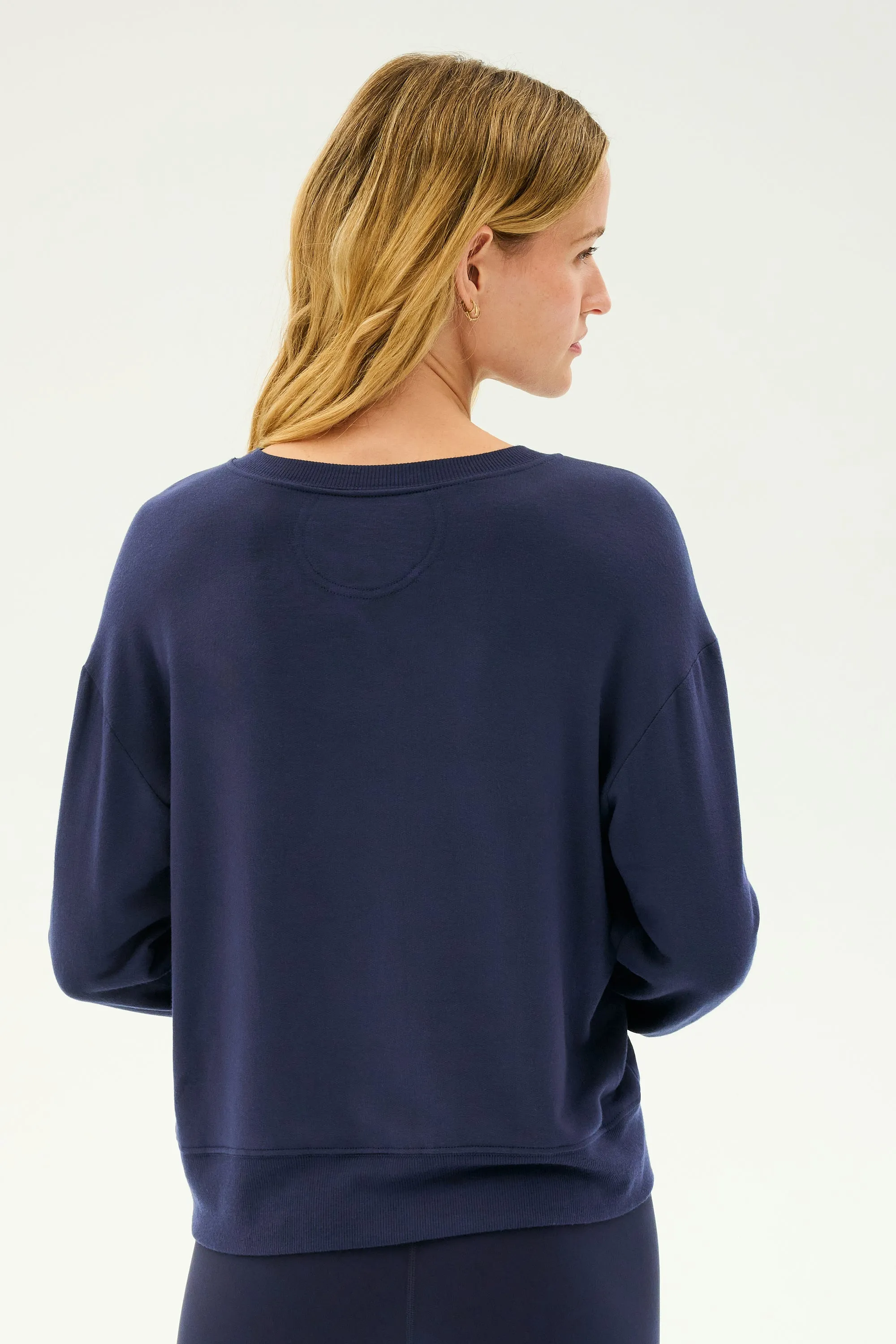 Sonja Fleece Sweatshirt - Indigo