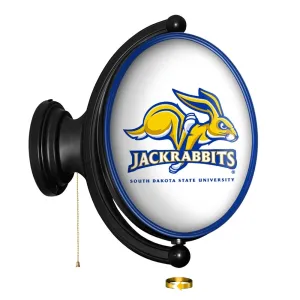 South Dakota State Jackrabbits: Original Oval Rotating Lighted Wall Sign