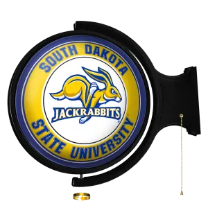 South Dakota State Jackrabbits: Original Round Rotating Lighted Wall Sign