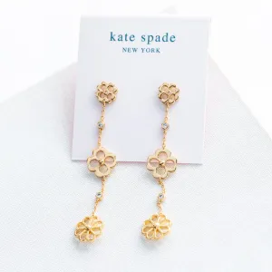 Spade Floral Linear Earrings