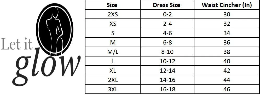 Sport 3 Hook Latex Waist Cincher 1019