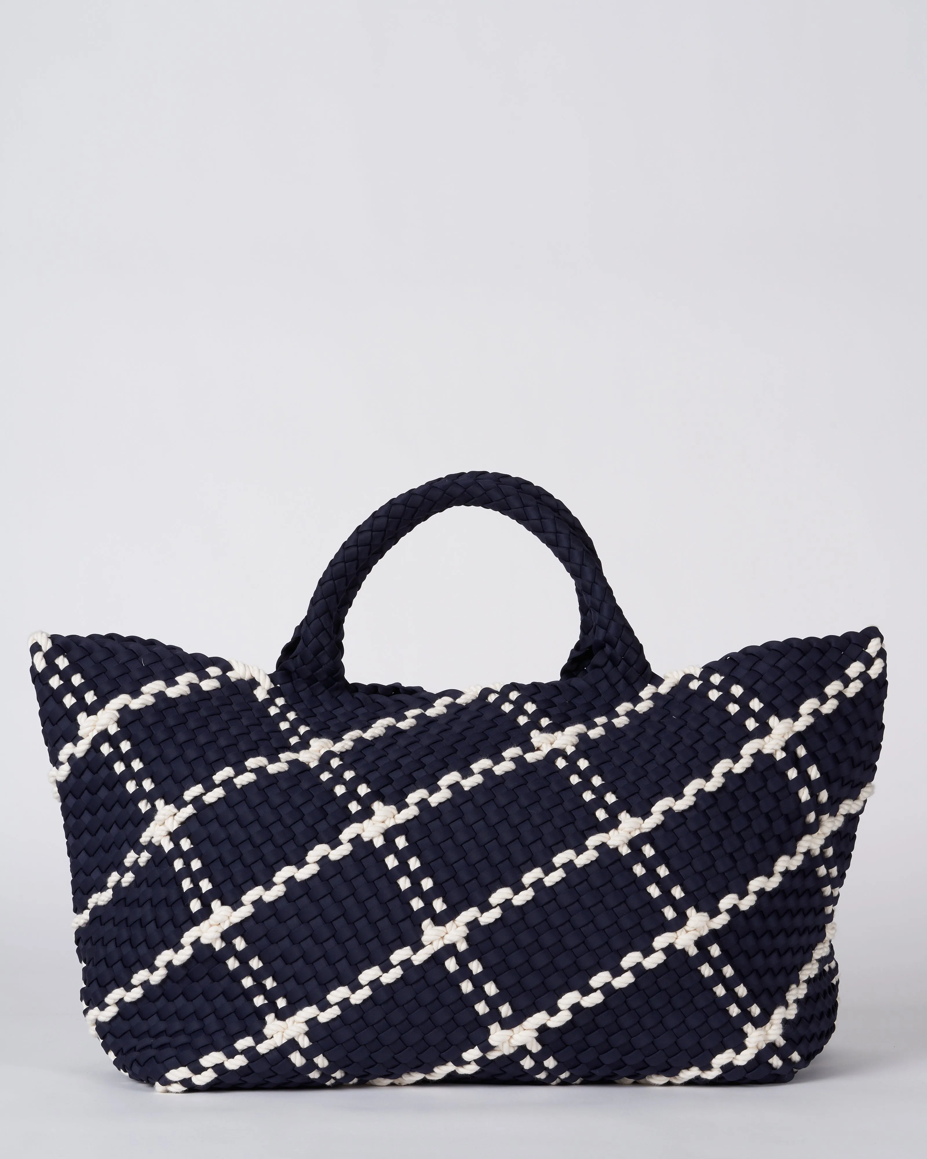 st barths large tote rope - ink blue