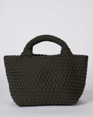 st barths mini tote - moss
