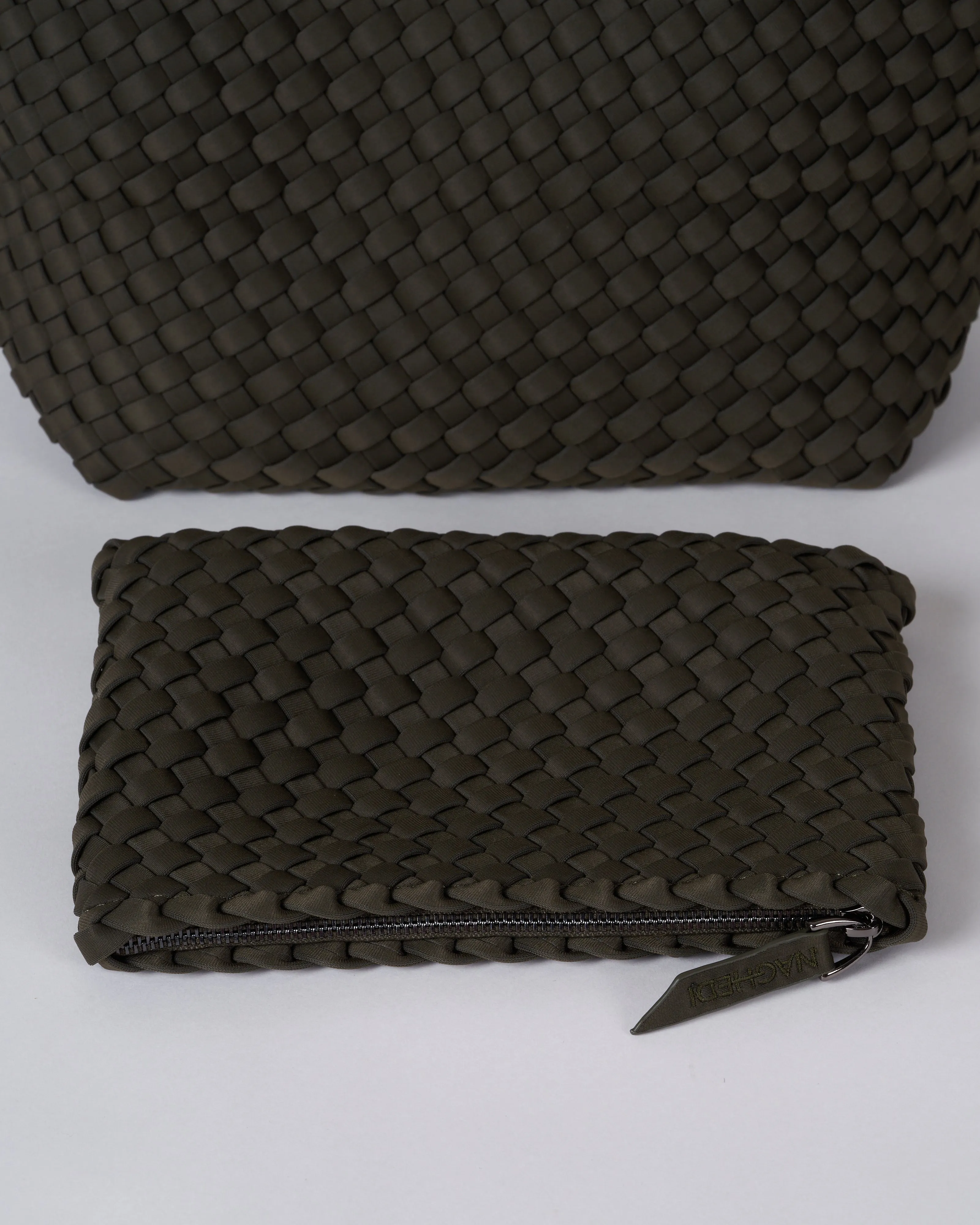 st barths mini tote - moss