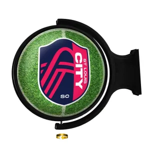 St. Louis CITY SC: Pitch - Original Round Rotating Lighted Wall Sign