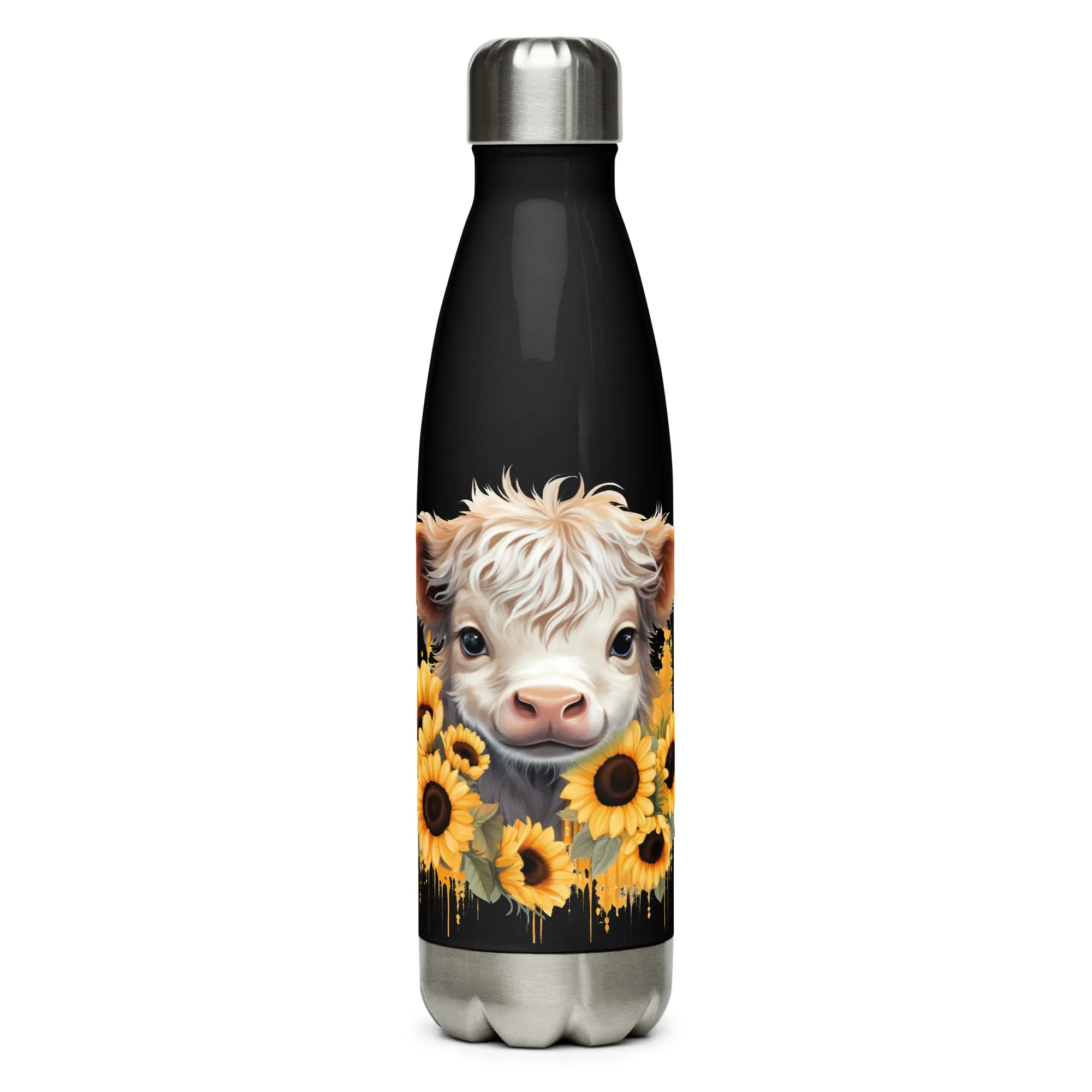 Stainless Steel Water Bottle, School, Customized Bottle, Hot/Cold, Gift