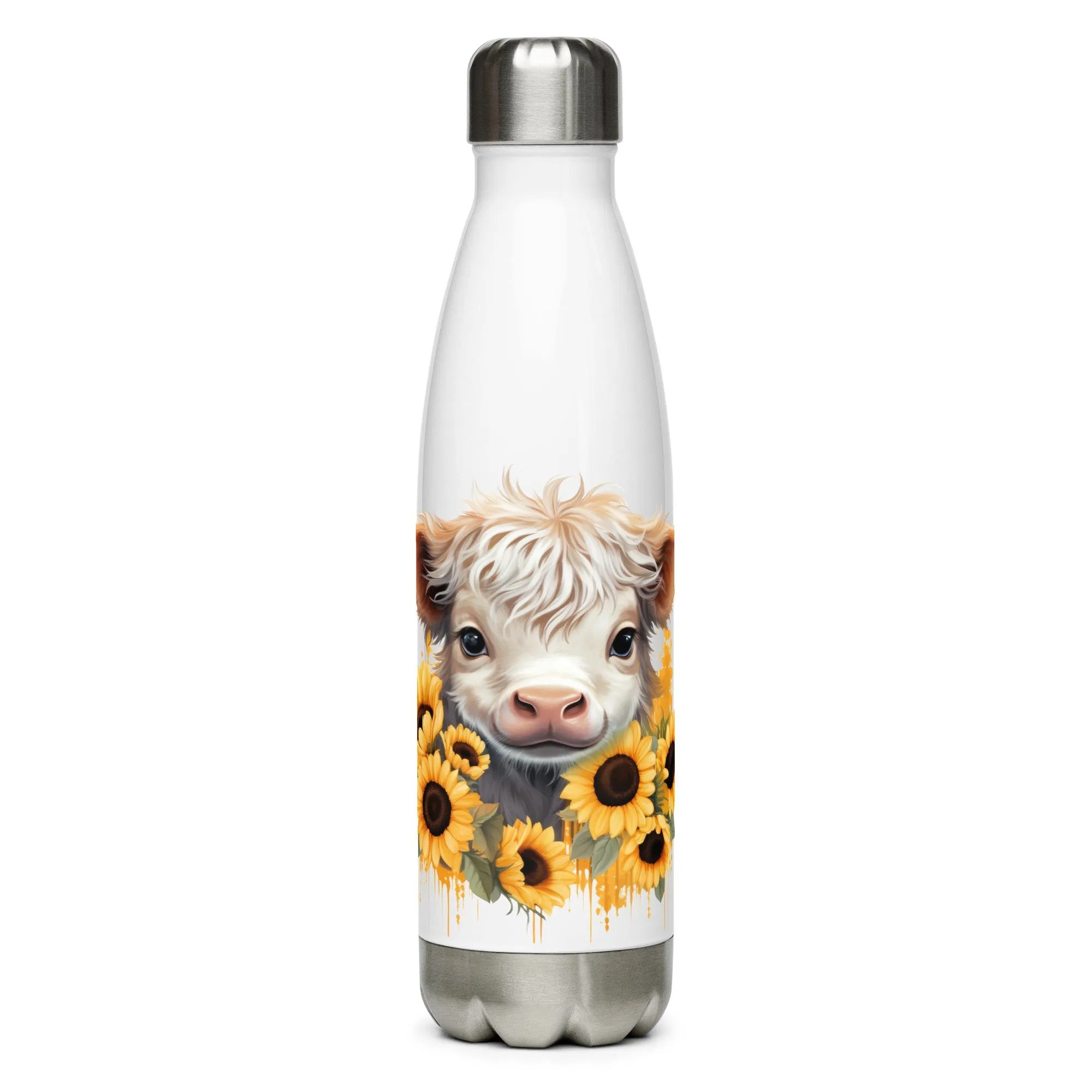 Stainless Steel Water Bottle, School, Customized Bottle, Hot/Cold, Gift