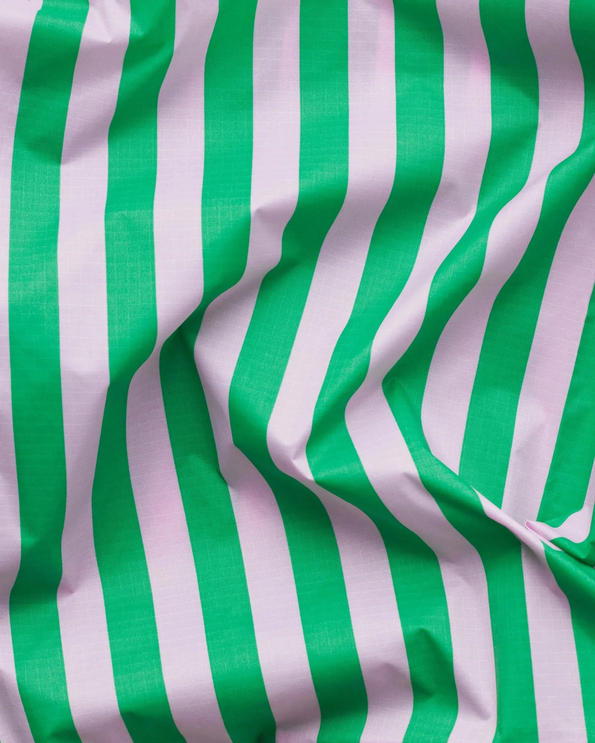 Standard Baggu - Pink Green Awning Stripe