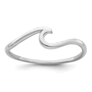 Sterling Silver Wave Ring