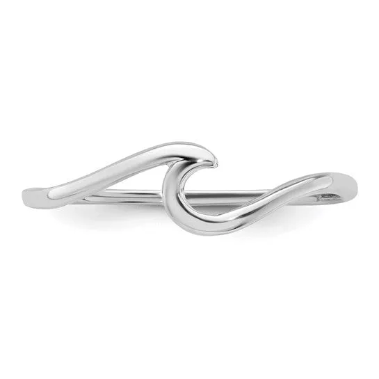 Sterling Silver Wave Ring