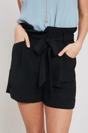 STORY HIGH WAIST TIE SHORTS