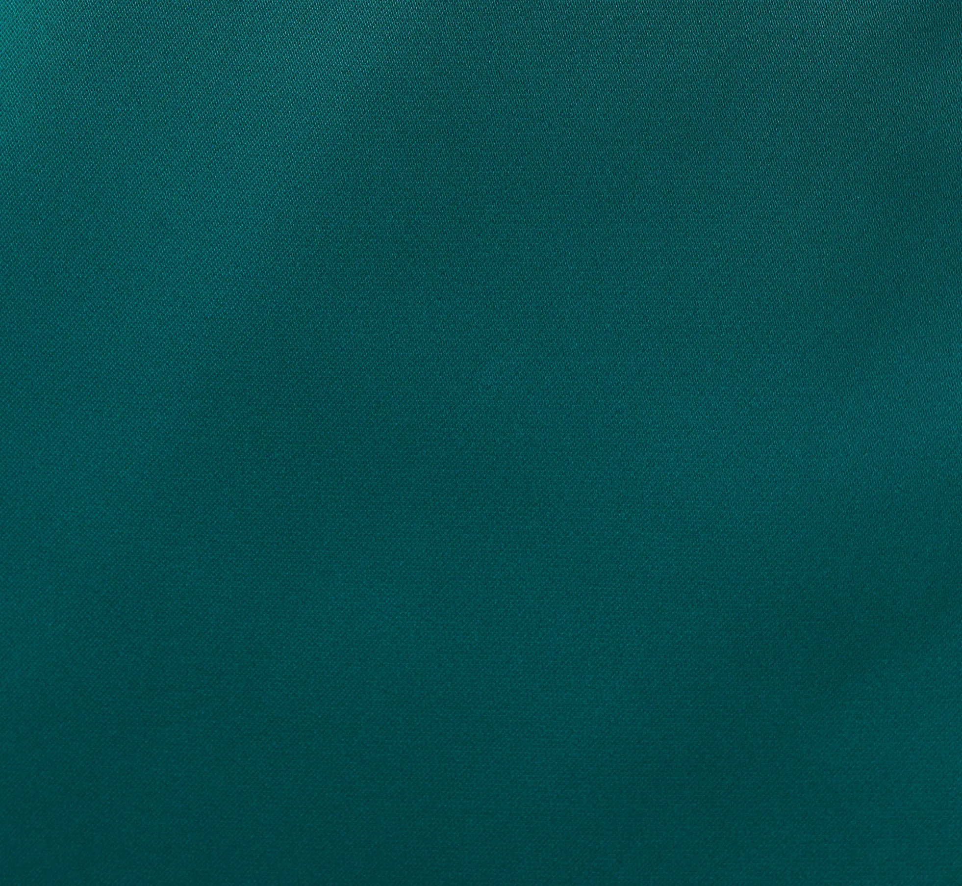 Stretch Satin Ruffle Long Dress In Deep Emerald
