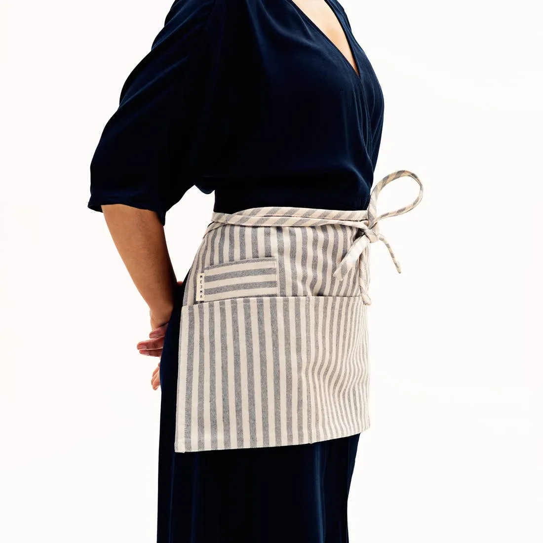 Striped waist apron