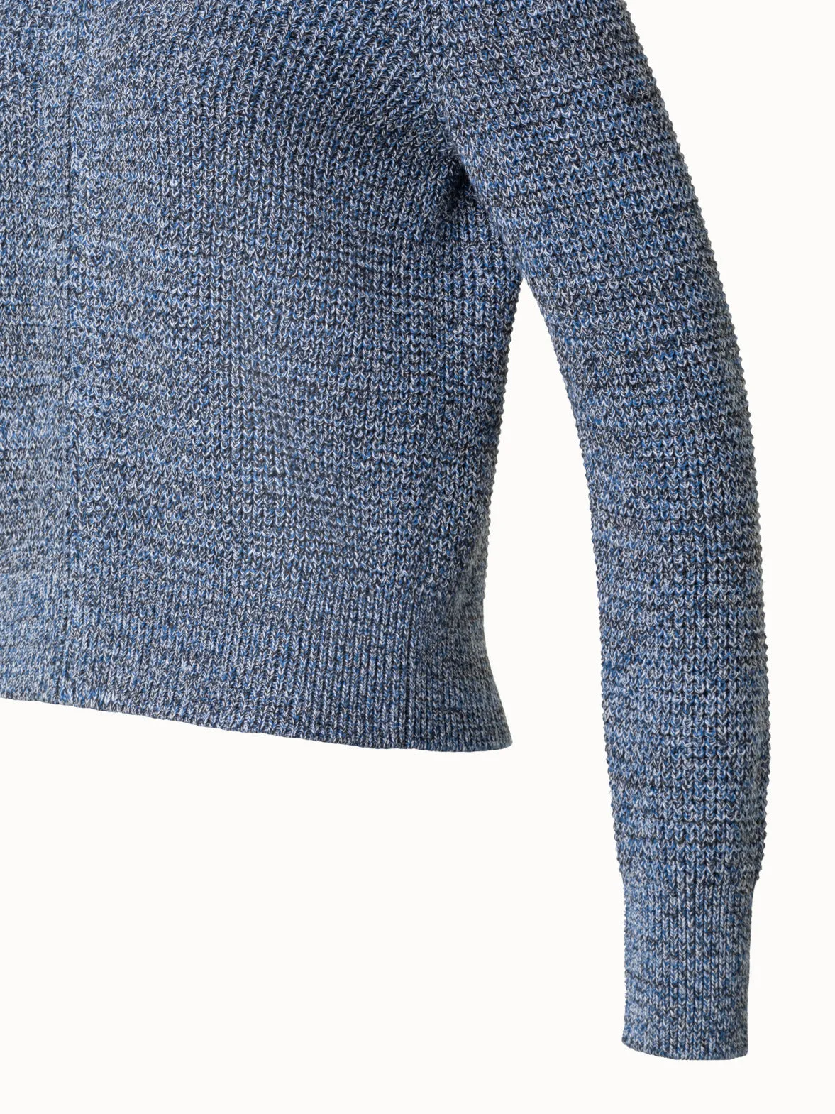 Structured Cotton Knit Cardigan