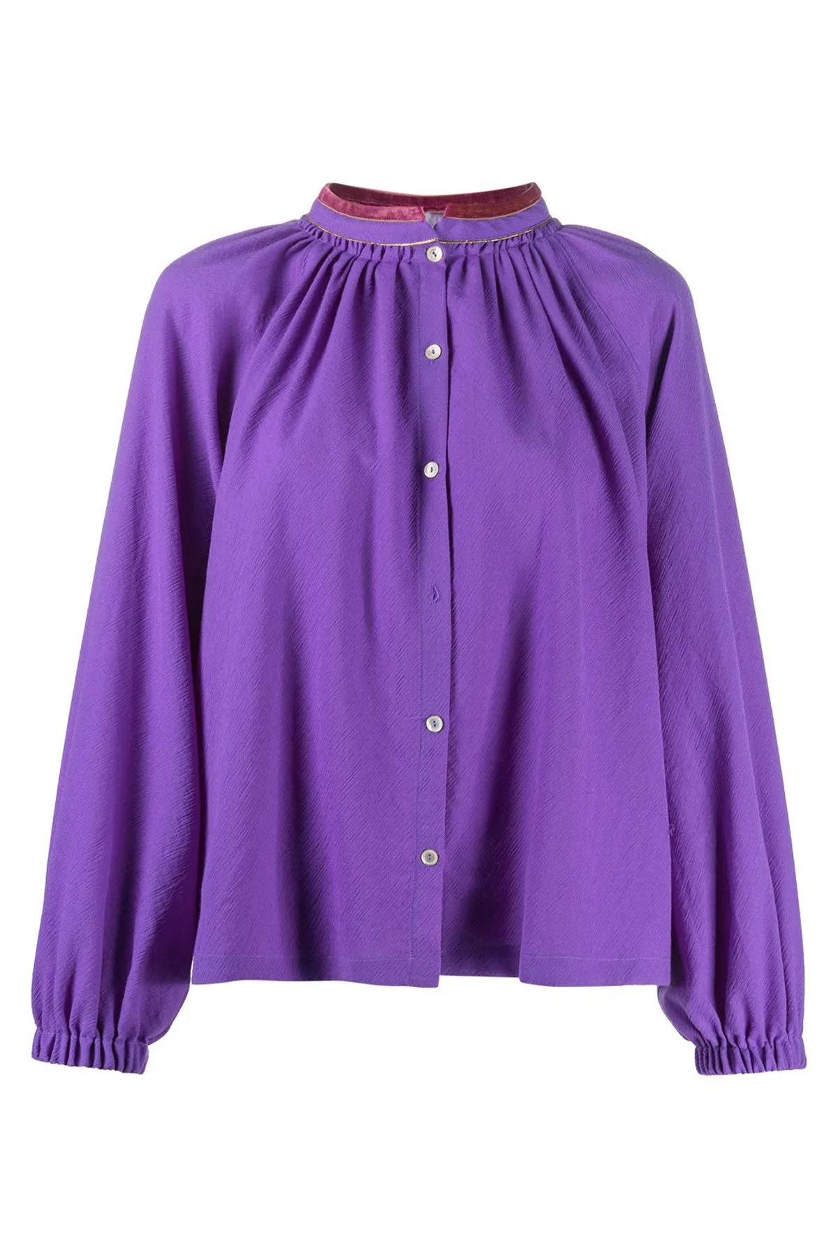 Structured Wool Bohemian Shirt