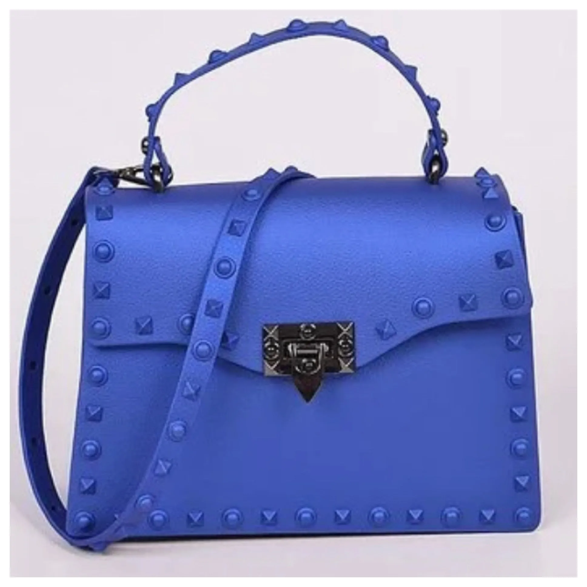 Studs Around Clutch Handle Purse (Big)