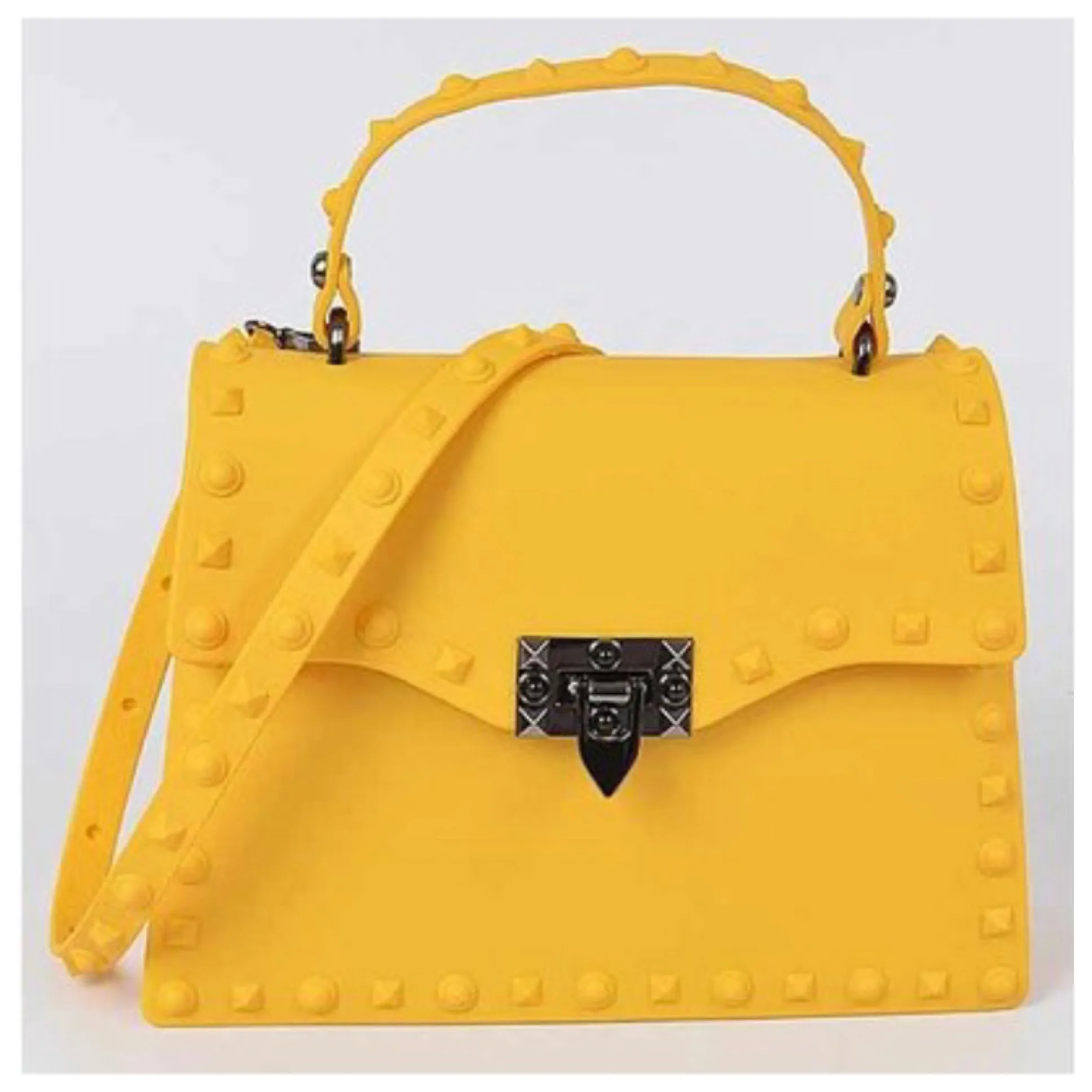 Studs Around Clutch Handle Purse (Big)