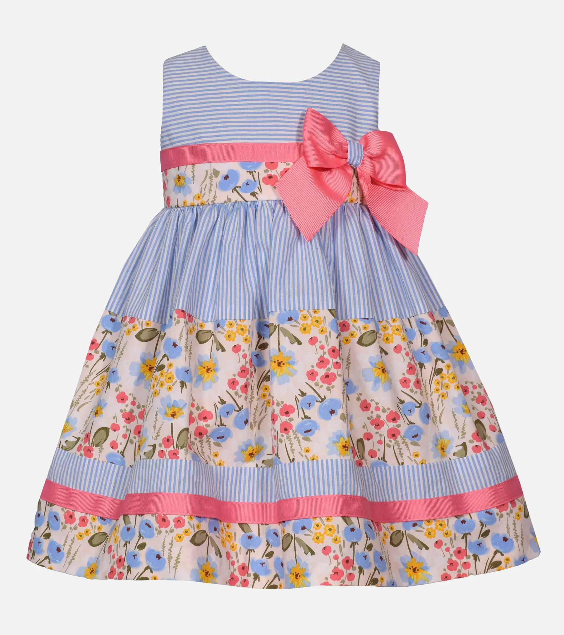 Sunny Mixed Print Party Dress