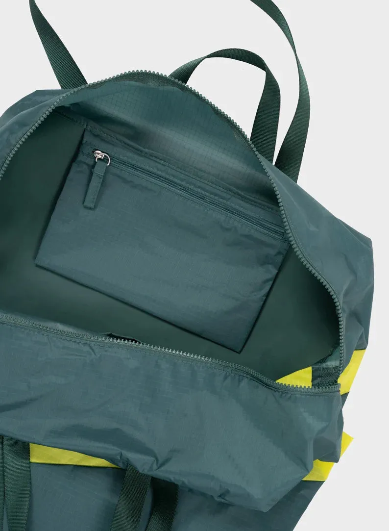 SUSAN BIJL Pine & Fluo Yellow Stash Bag