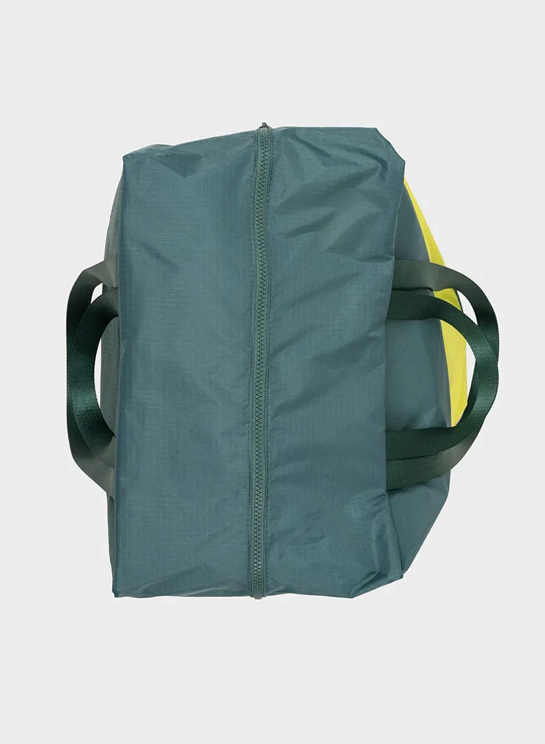 SUSAN BIJL Pine & Fluo Yellow Stash Bag