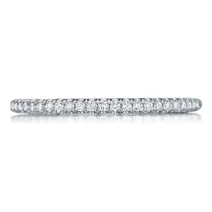 Tacori Petite Crescent Ladies Platinum Diamond Wedding Band HT254515B34