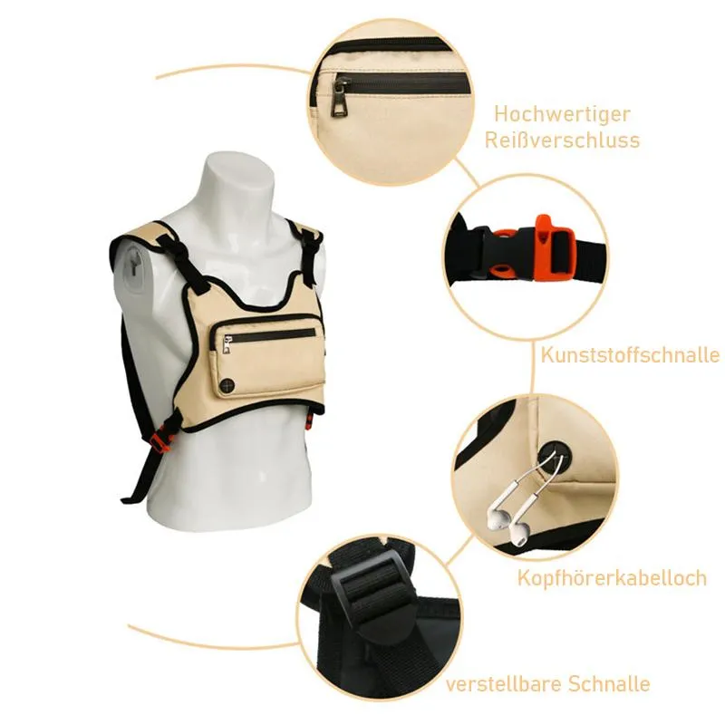 Tactical Brustrucksack Fitness Westentasche