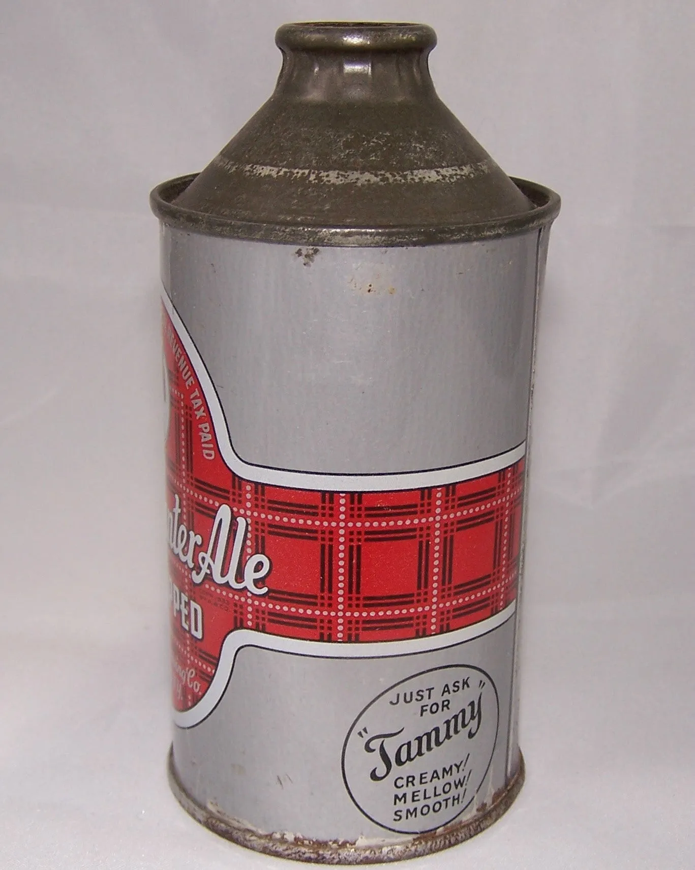 Tamo' Shanter Ale, USBC 186-26, Flat Bottom, Grade 1- Sold 8/11/15