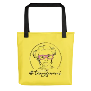 #TeamSammi (Sammi Haney / Esperanza Raising Dion) Yellow Tote Bag