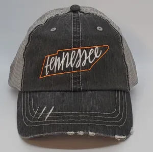 Tennessee with TN State Outline