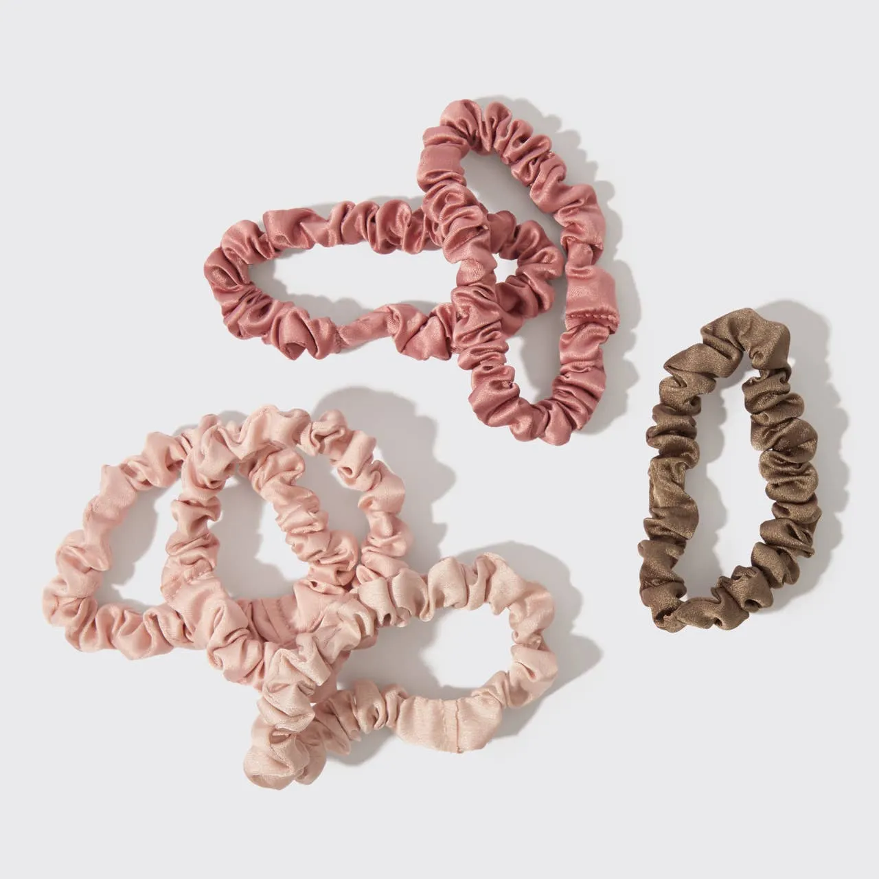 Terracotta Holiday Ultra Petite Scrunchies 6 pc