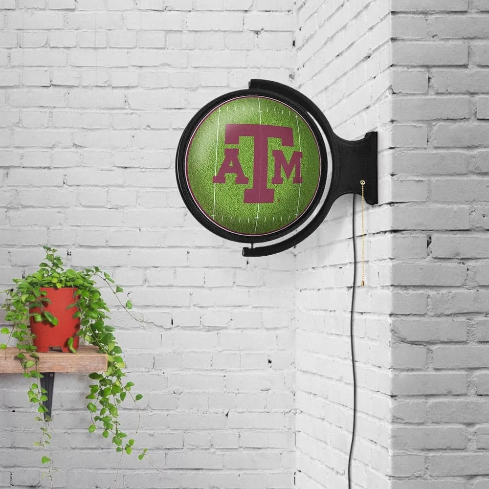 Texas A&M Aggies: On the 50 - Rotating Lighted Wall Sign
