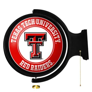 Texas Tech Red Raiders: Original Round Rotating Lighted Wall Sign