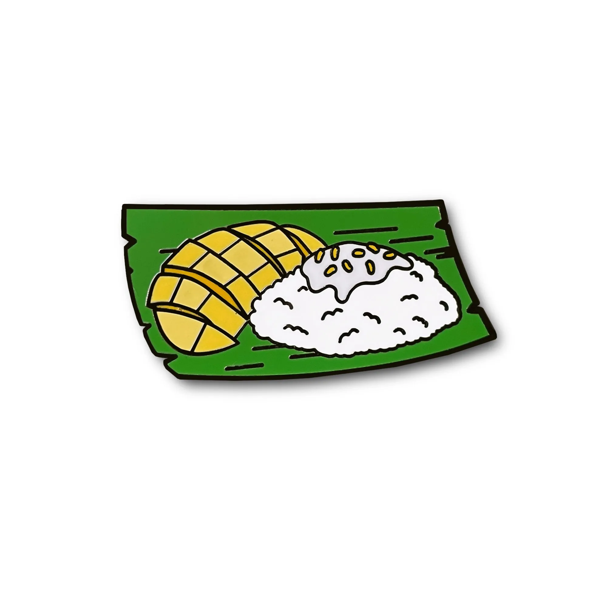 Thailand: Mango Sticky Rice Lapel Enamel Pin