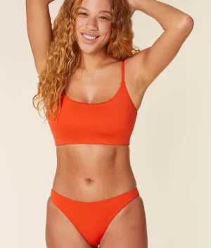 The Archive Cheeky Bikini Bottom - Flat - Siren