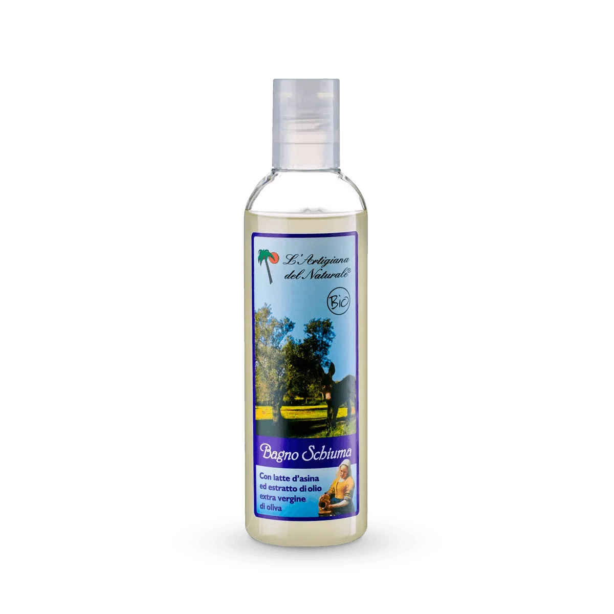 The artisan of the natural clutch bag with organic donkey milk line products