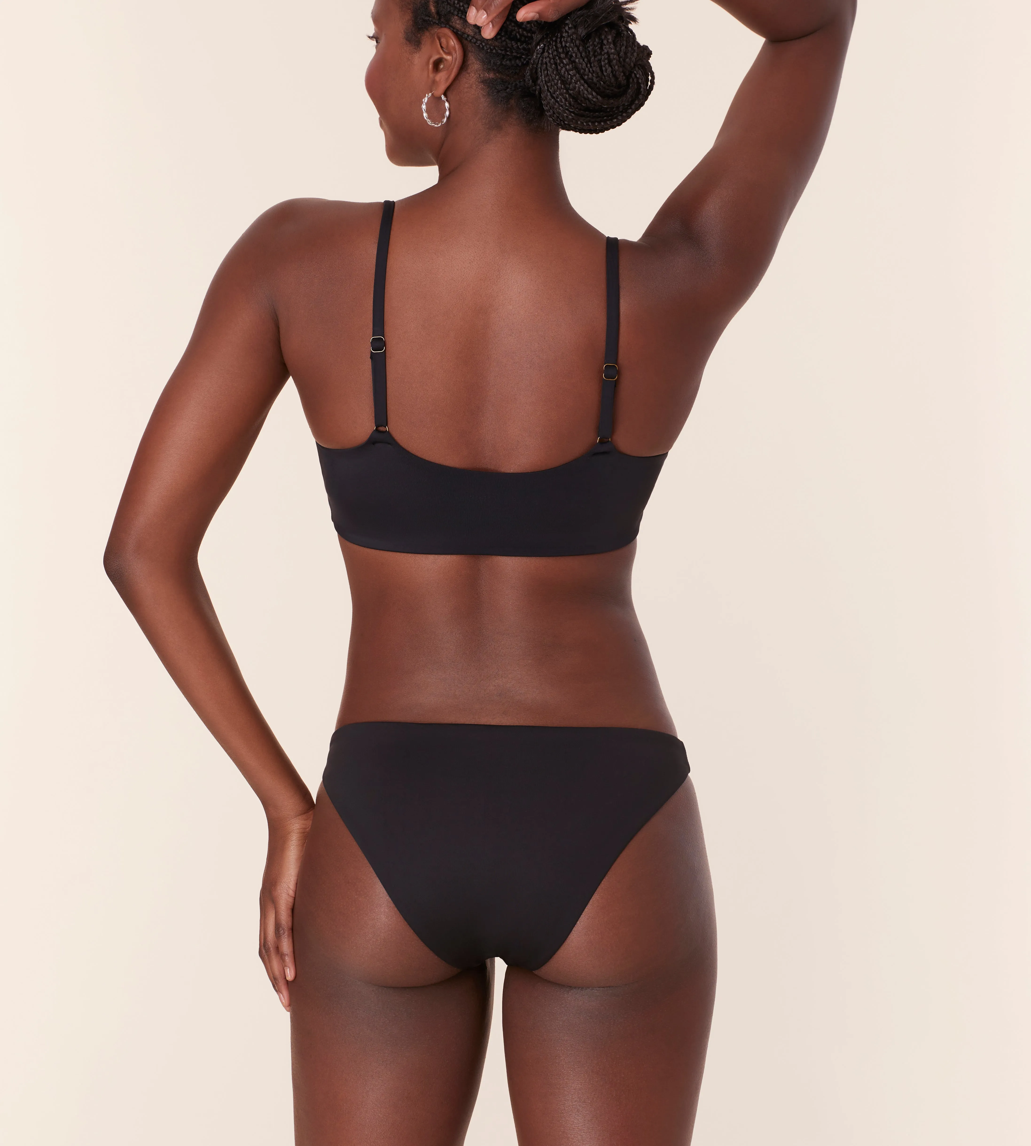 The Cheeky Bottom - Flat - Black