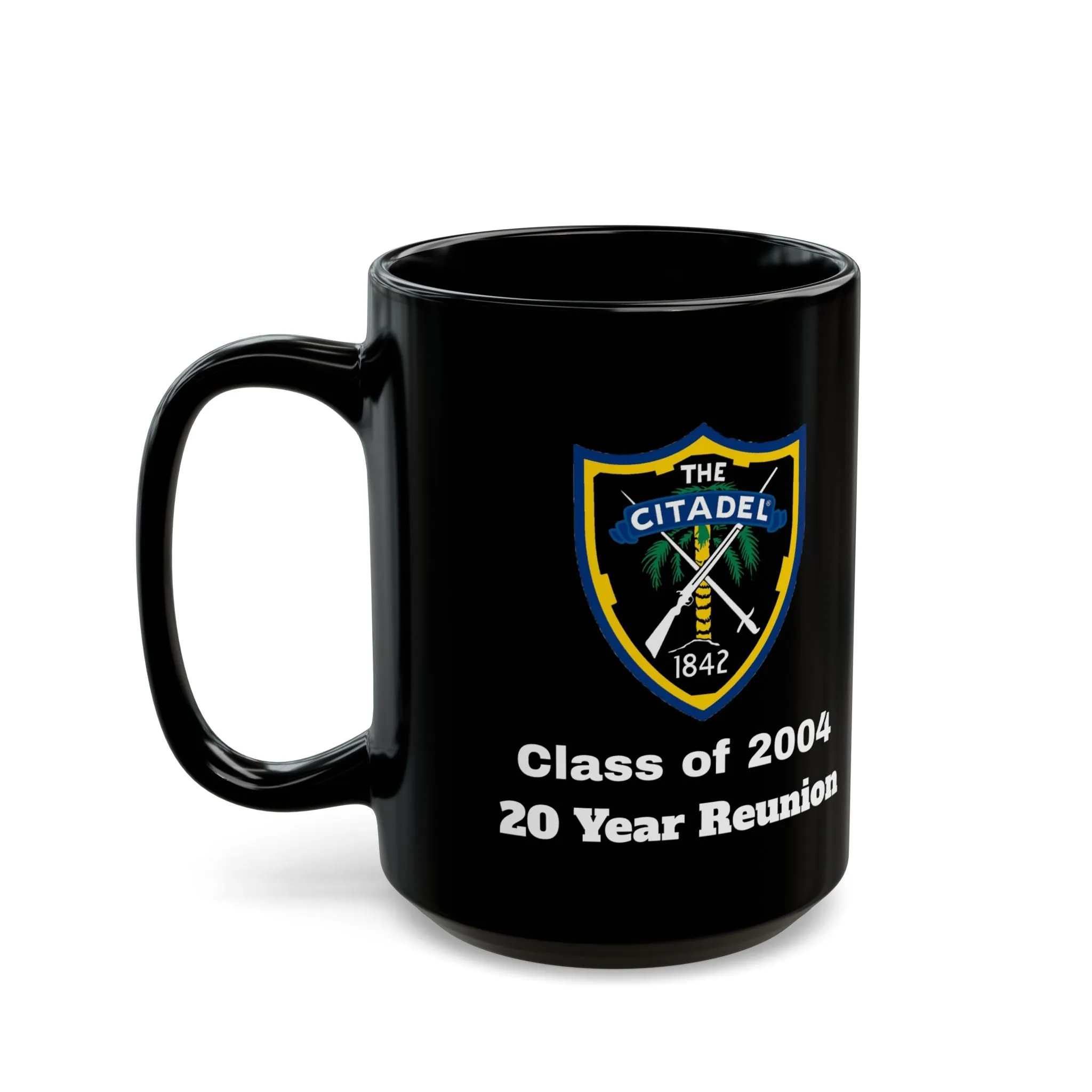 The Citadel, Citadel Shield, Class of 2004 20 Year Reunion, 11/15 Oz Black Mug