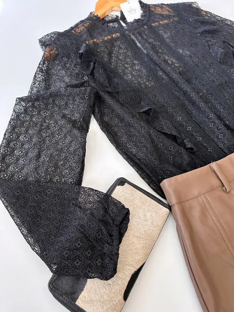 The Hayden Black Lace Bodysuit