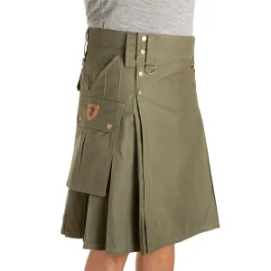 The Stowaway Kilt - Olive