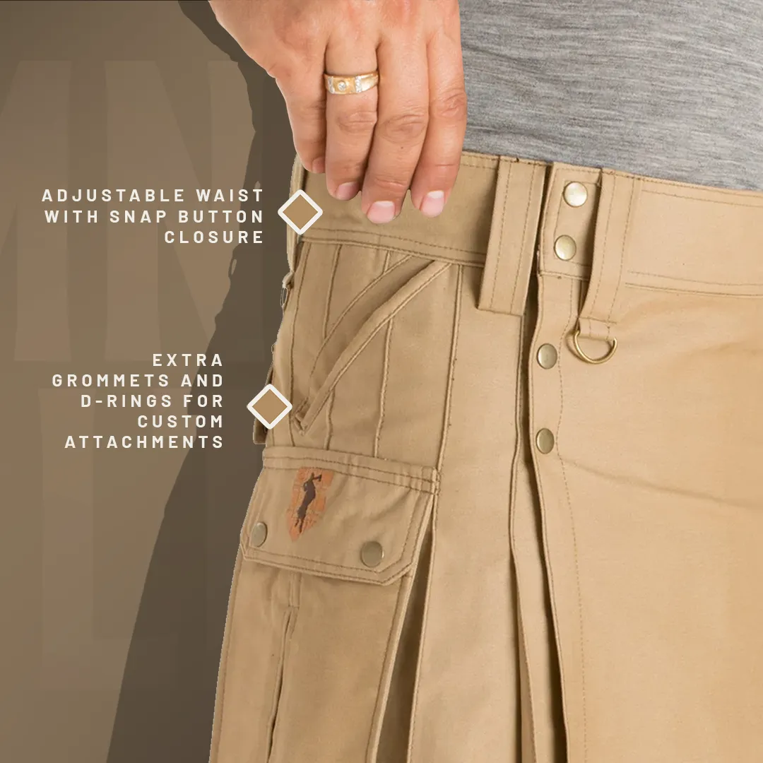 The Stowaway Kilt - Olive