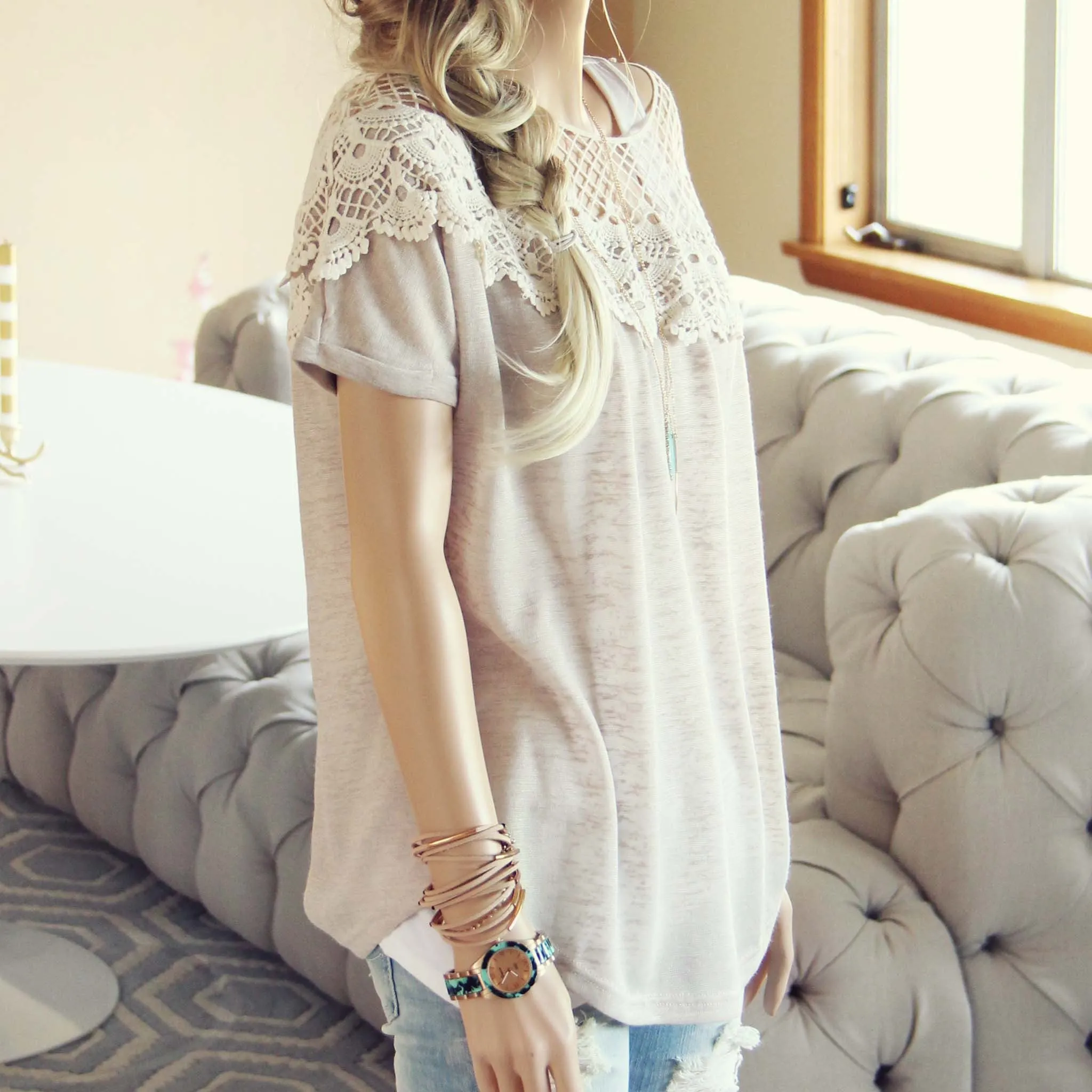 The Timber Trail Tee in Sand