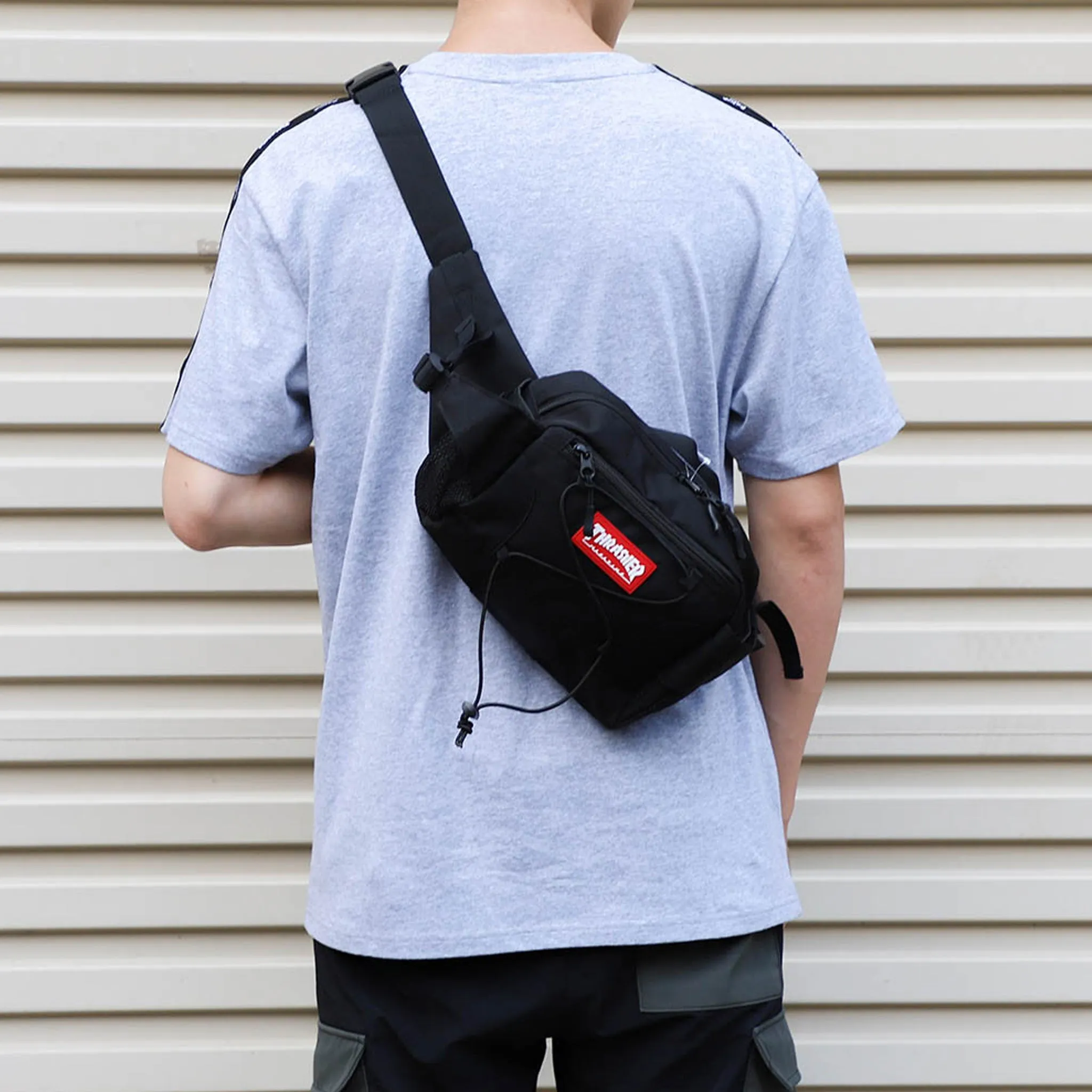 Thrasher Hometown Ripstop Waist Bag (Black)