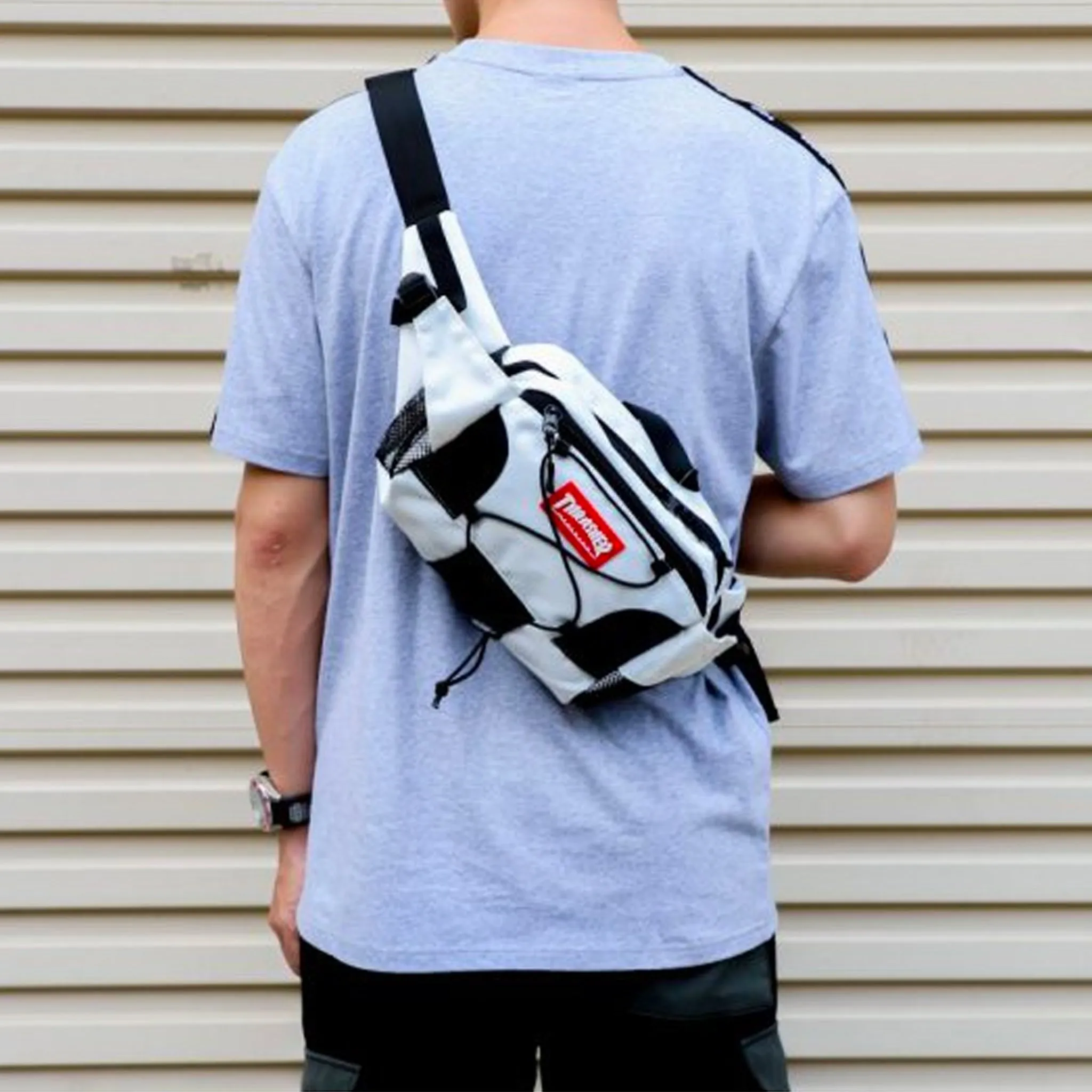 Thrasher Hometown Ripstop Waist Bag (White)