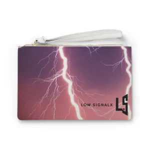 Thunderstorm Clutch Bag - Bold Lightning Design for Stylish Everyday Use