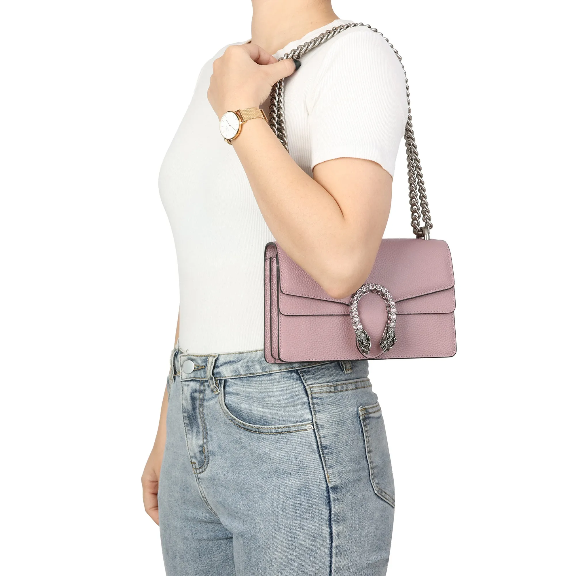 Tiffany & Fred Crystal Dragon Crossbody/ Shoulder Bag