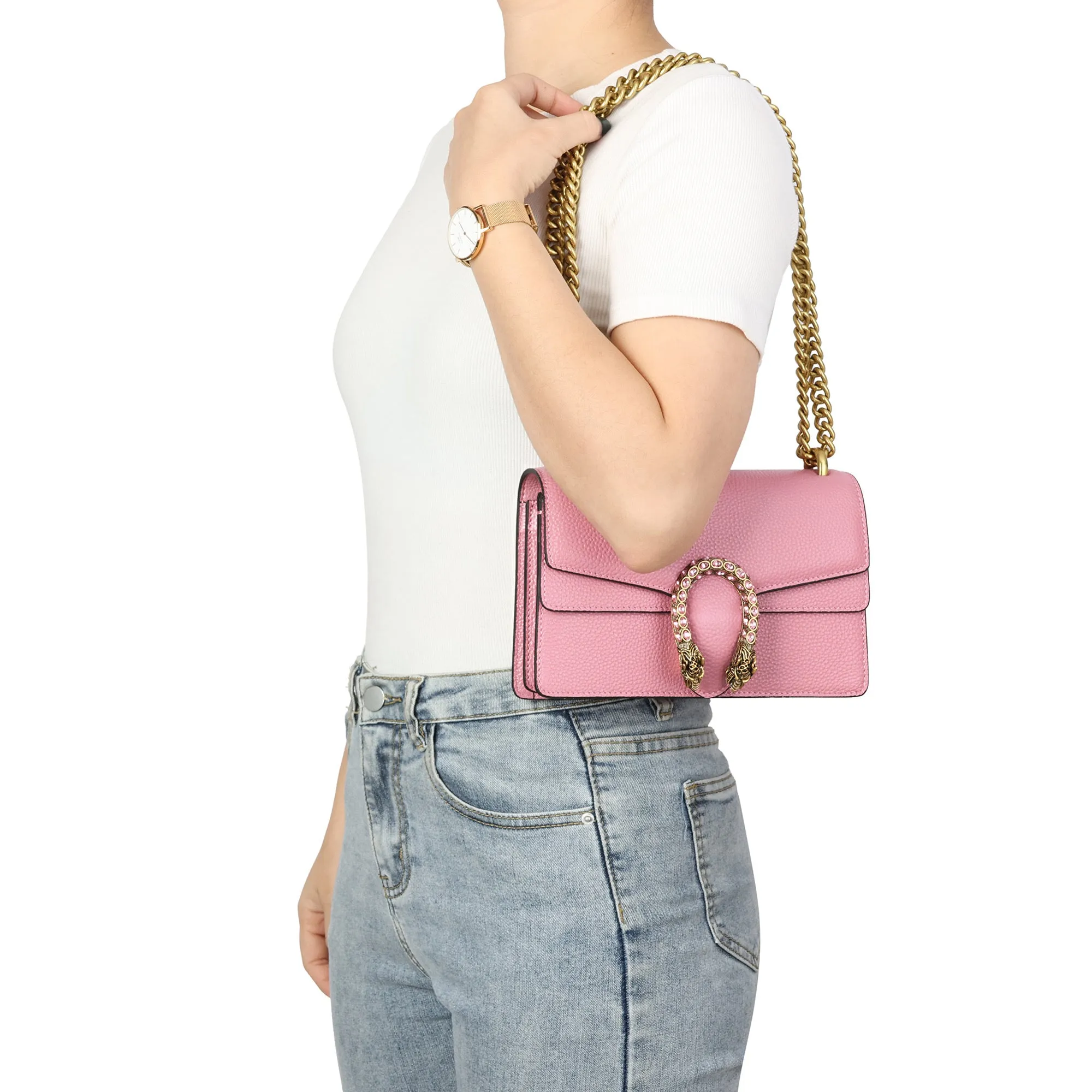 Tiffany & Fred Crystal Dragon Crossbody/ Shoulder Bag