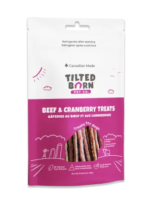 Tilted Barn Canadian Beef & Cranberry Dog Treats