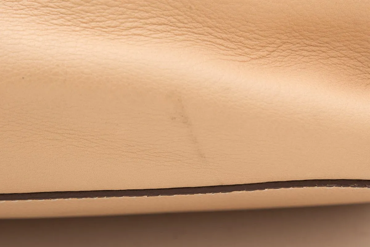 Tod's Beige Leather Tote Handbag