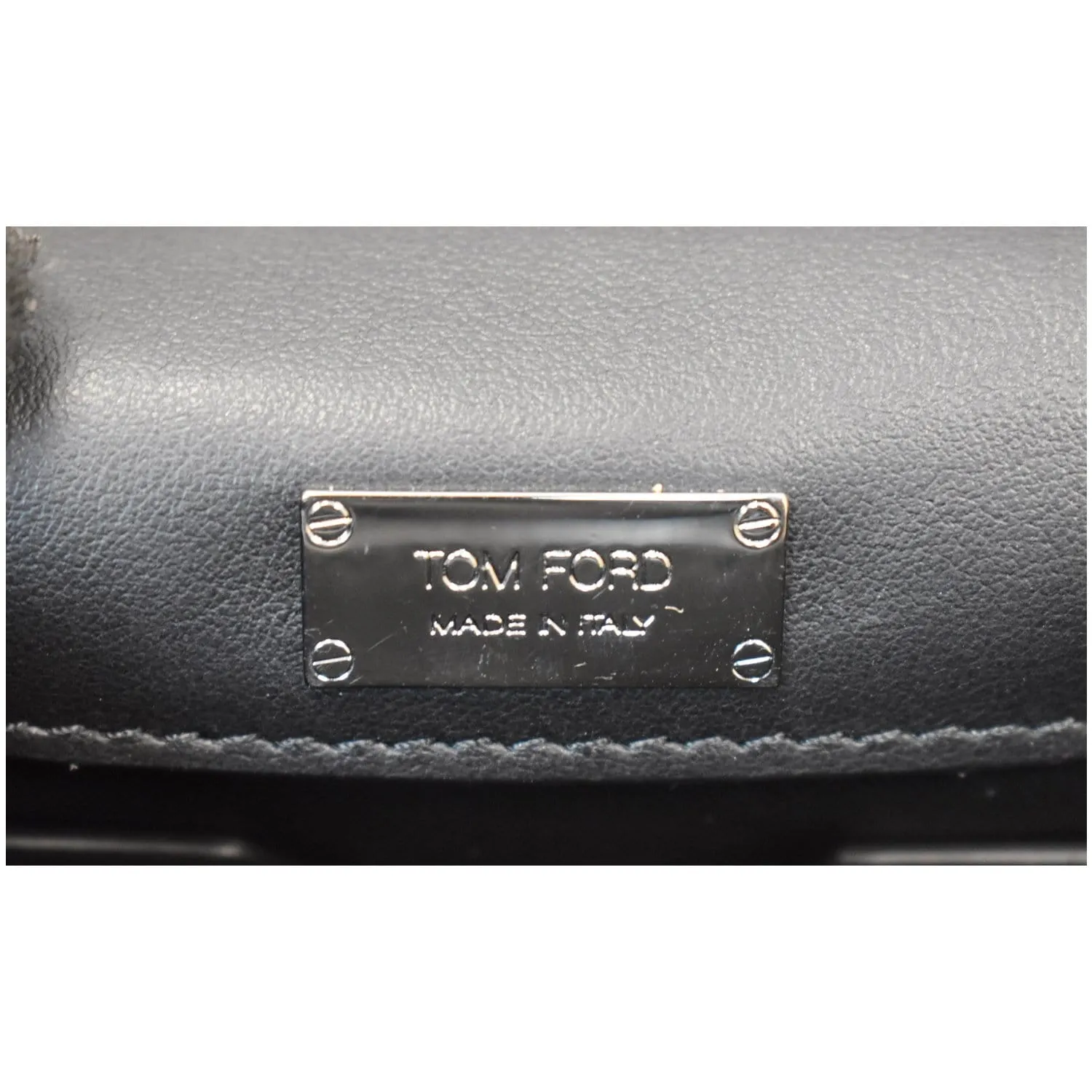 TOM FORD Natalia Small Chain Turnlock Shoulder Bag Silver - 15% OFF