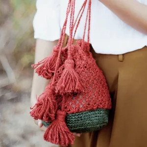 Tori Jute Watermelon Bag